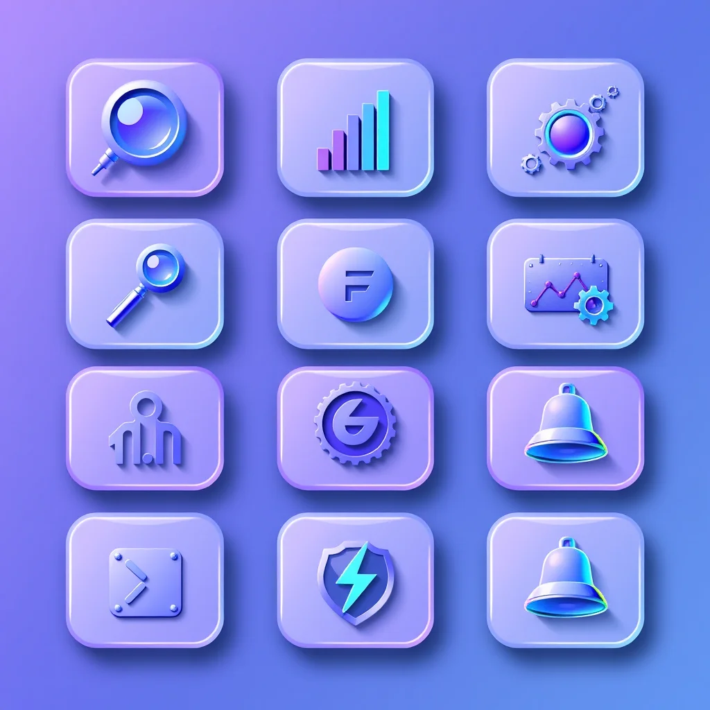 Grid de funcionalidades do Rankito