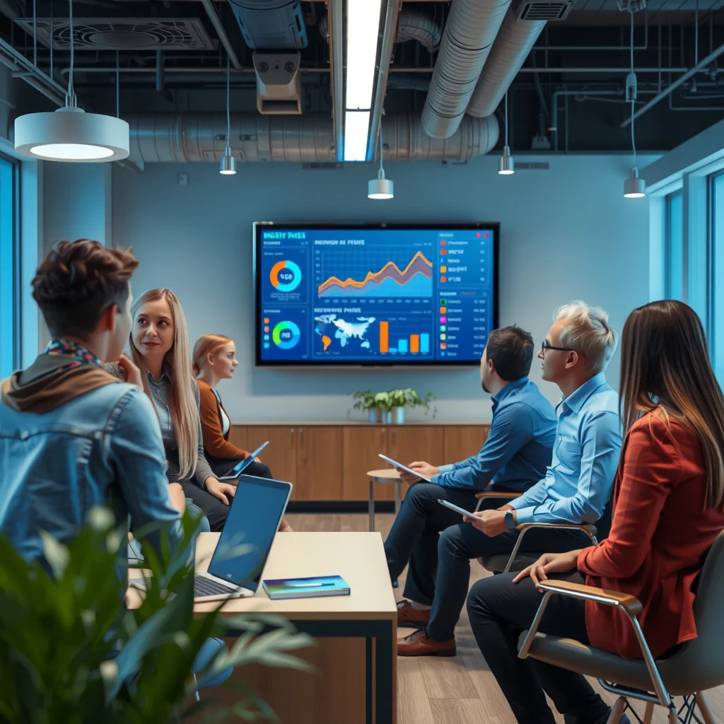 Equipe de agência digital usando o Rankito